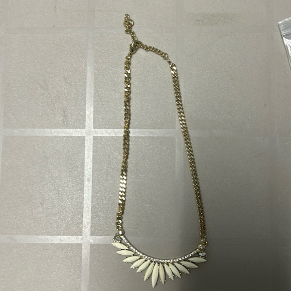 Don Lask Jewelry - NEW DON LASK Gold tone Bib Fan Necklace